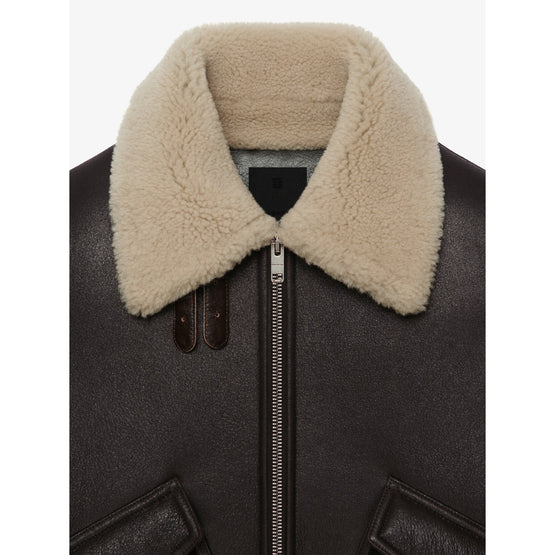 Men Blouson - Dark Brown