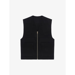 Men Double Face Vest - Black