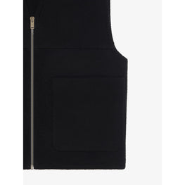 Men Double Face Vest - Black