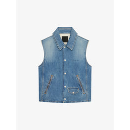 Men Vest - Medium Blue