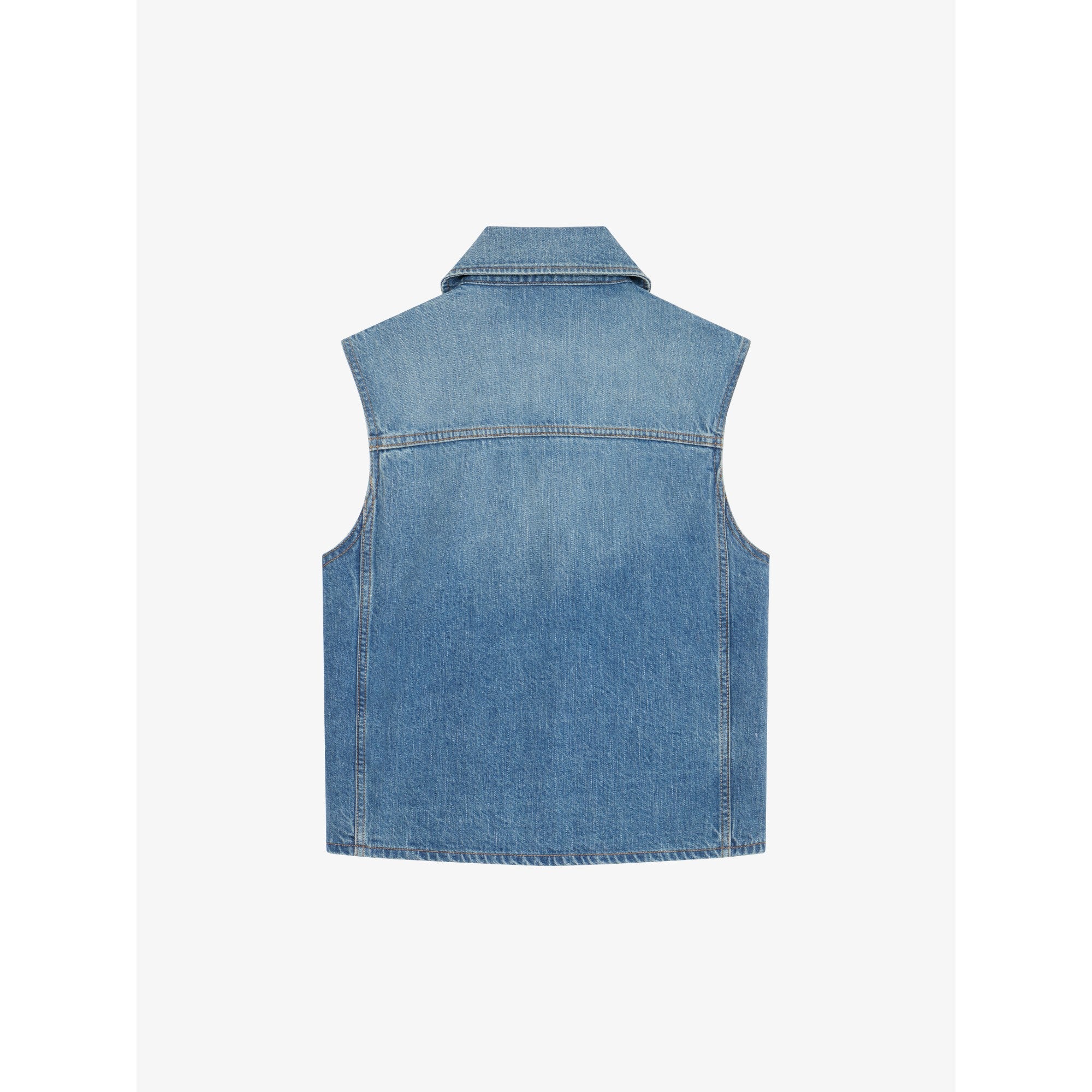 Men Vest - Medium Blue