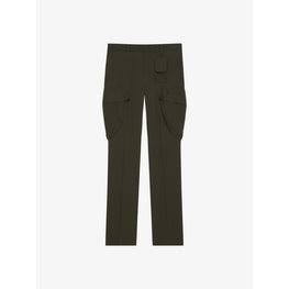 Men Trousers - Military Green