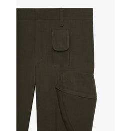 Men Trousers - Military Green