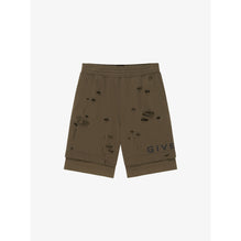 Men Board Fit Hole Shorts - Khaki