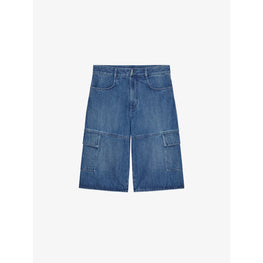 Men Shorts - Medium Blue