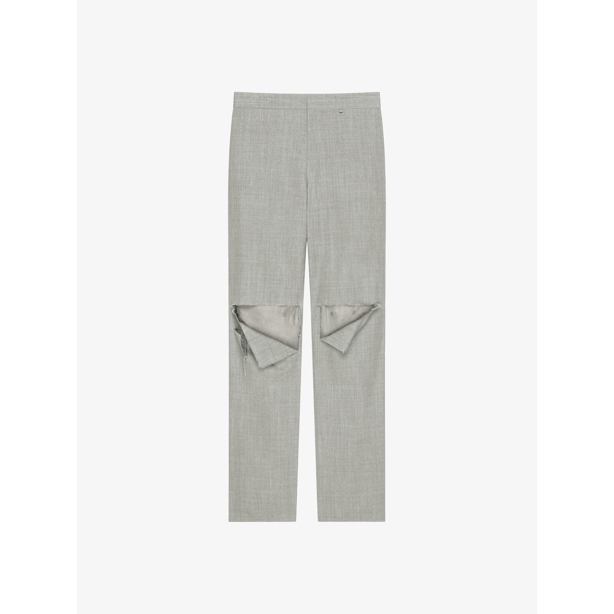 Men Trousers - Pearl Grey