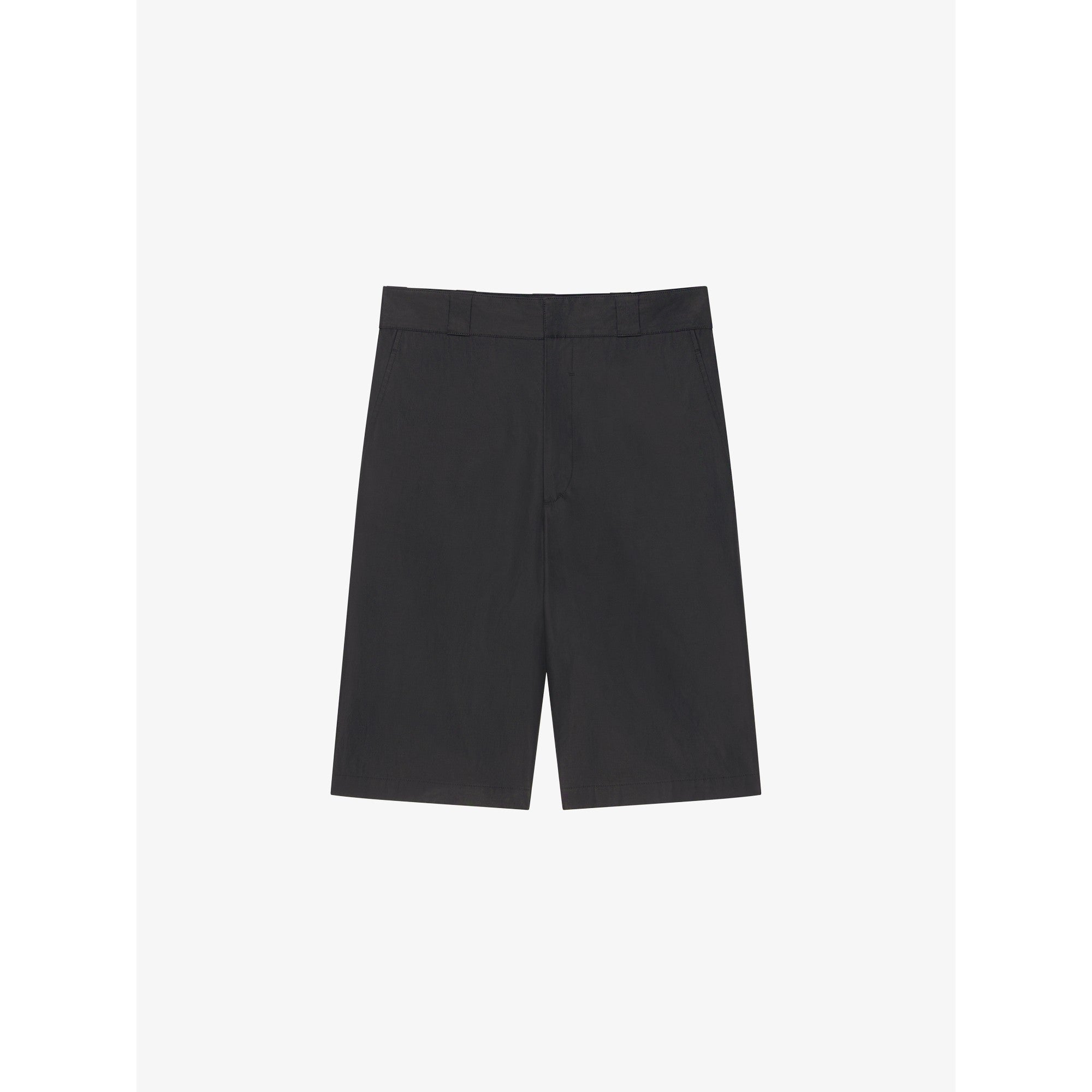 Men Chino Base Shorts With Leg Pocket - Black