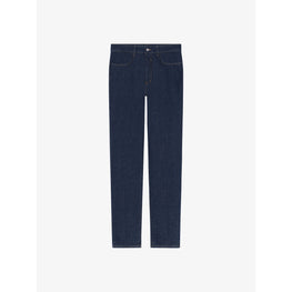 Men Classic Slim Fit Pants - Indigo Blue