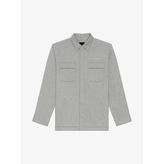 Men Shirt - Light Grey Melange