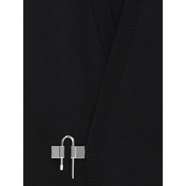 Men U Lock Cardigan - Black