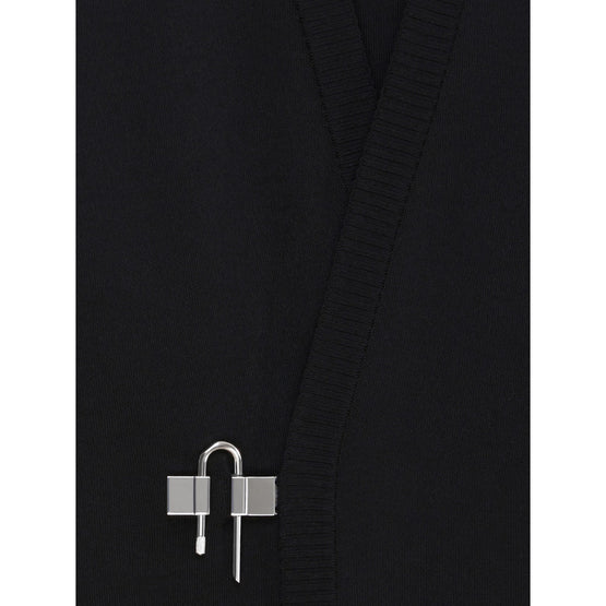 Men U Lock Cardigan - Black