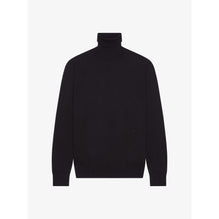 Men 4G Embroidered Turtle Neck - Black