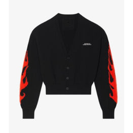 Men Sweater - Black/Red