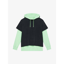 Men Hoodie - Black/Green