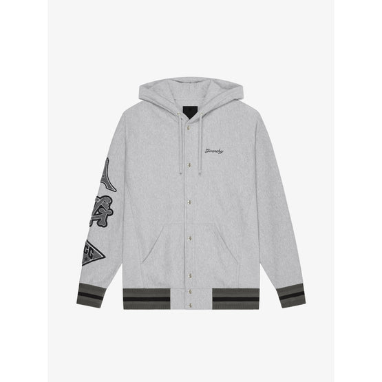 Men Hoodie - Light Grey Melange