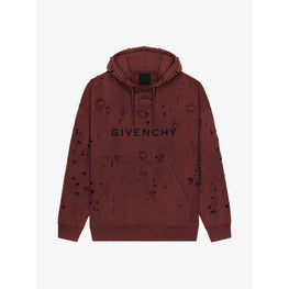 Men Hoodie - Dark Red