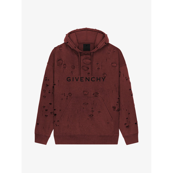 Men Hoodie - Dark Red