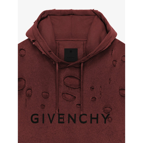 Men Hoodie - Dark Red