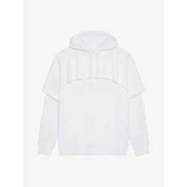 Men Layered Hoodie 17 - White