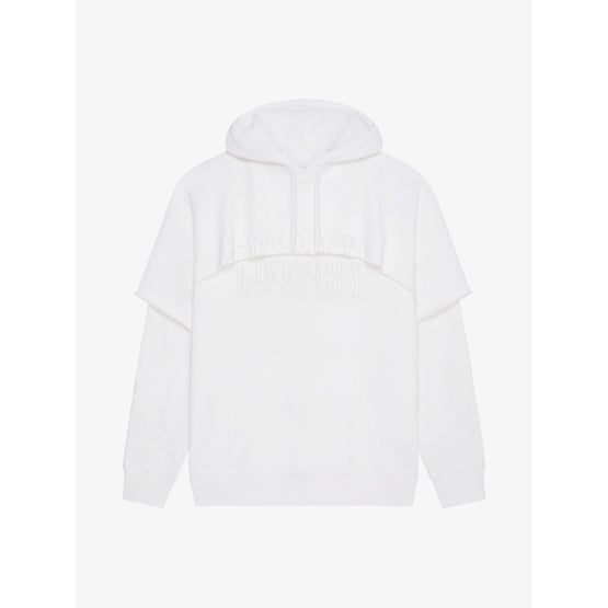 Men Layered Hoodie 17 - White