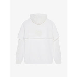 Men Layered Hoodie 17 - White