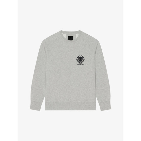 Men Sweatshirt - Light Grey Melange