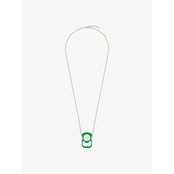 Men G Can Necklace - Green