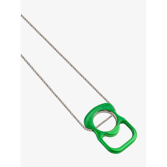 Men G Can Necklace - Green