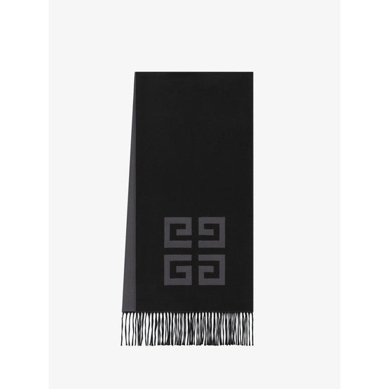 Men 4G Split Scarf - Black/Grey