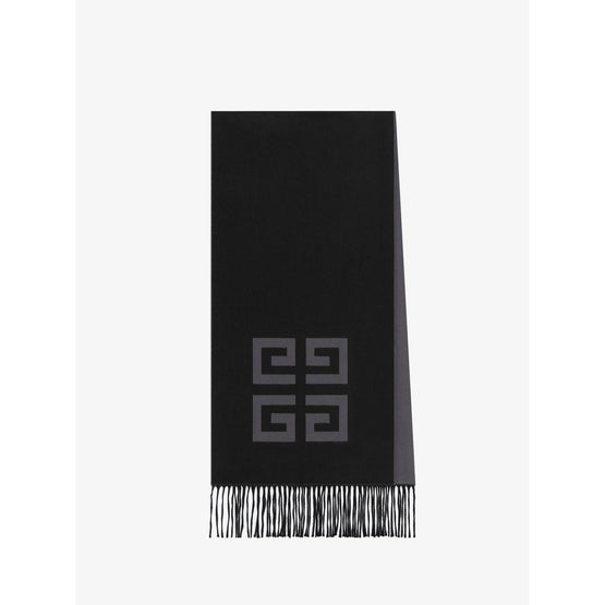 Men 4G Split Scarf - Black/Grey