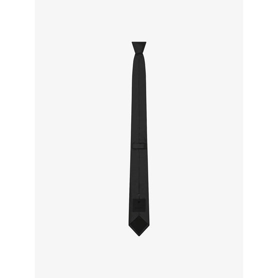 Men Givenchy Italic Tie - Black/White