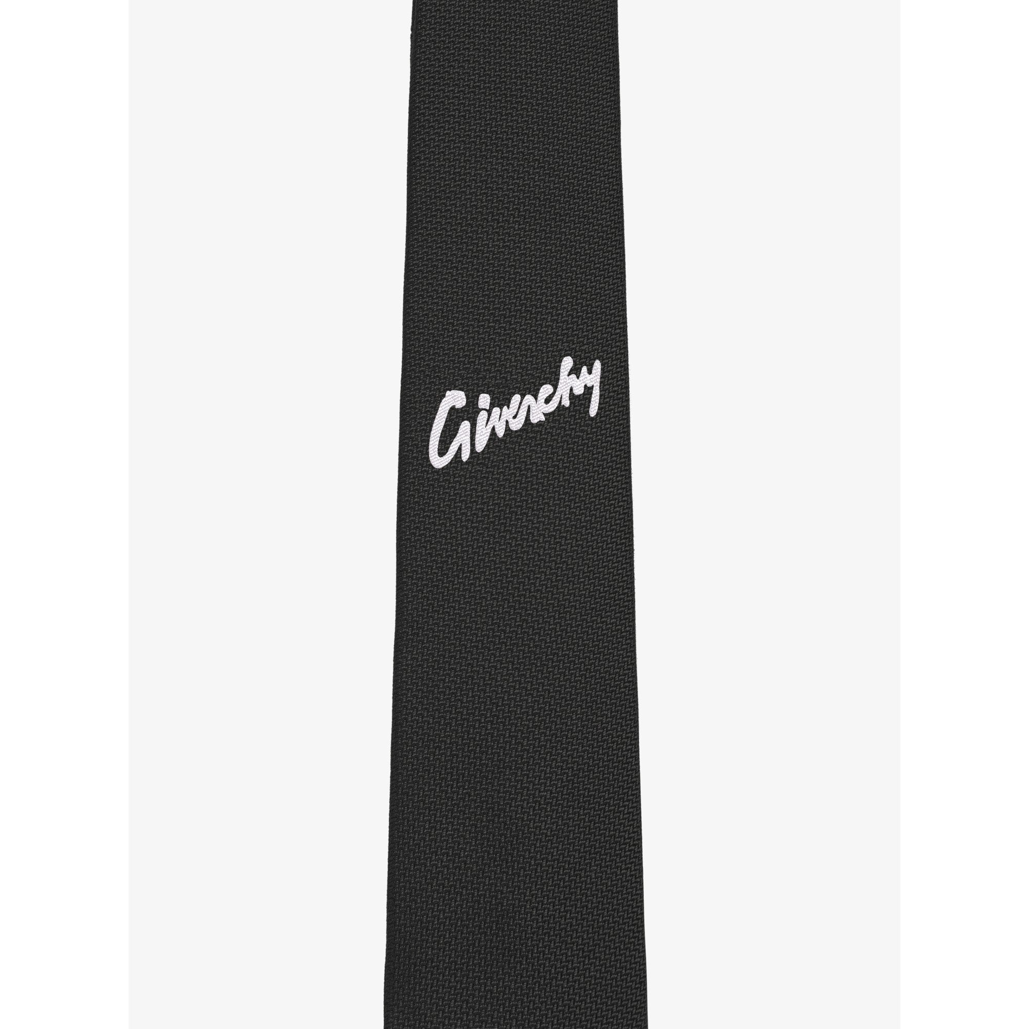 Men Givenchy Italic Tie - Black/White