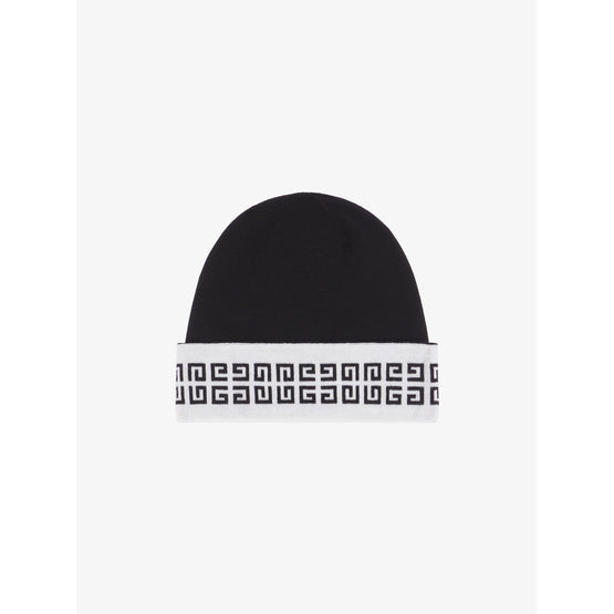 Men Reversible 4G Givenchy Beanie - White