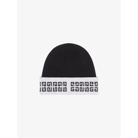 Men Reversible 4G Givenchy Beanie - White