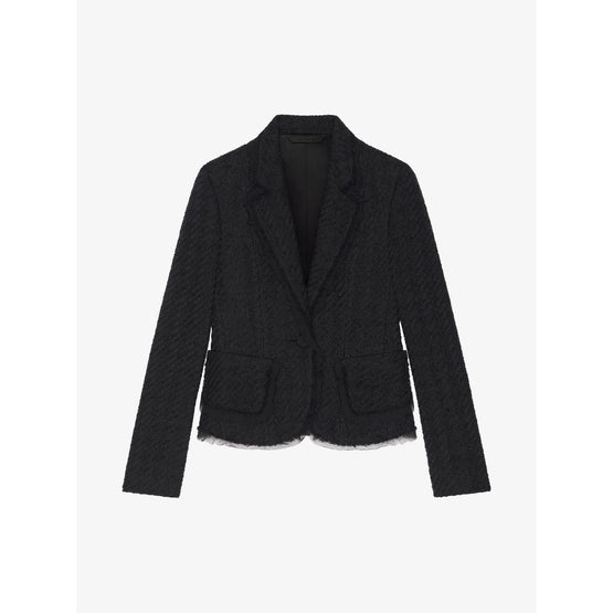 Women Froufou Jacket - Black