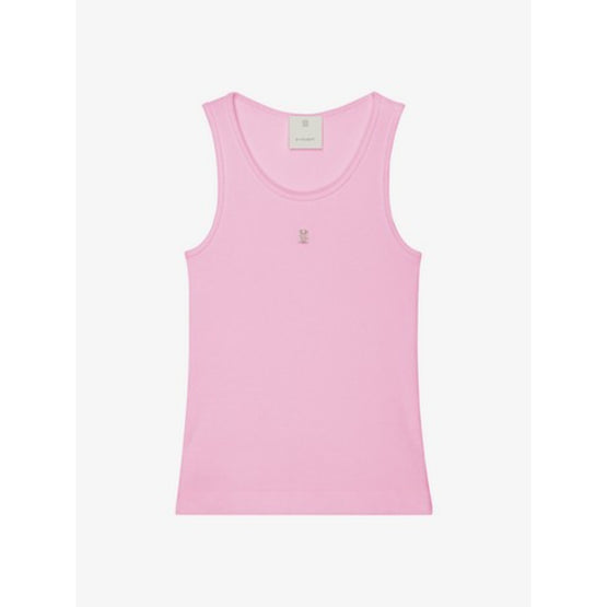 Women 4G Rib Tank Top - Bubble Gum