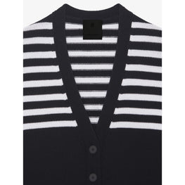 Women V-Neck Cardigan - Black