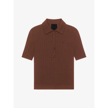 Women Short Sleeves Polo - Moka Brown