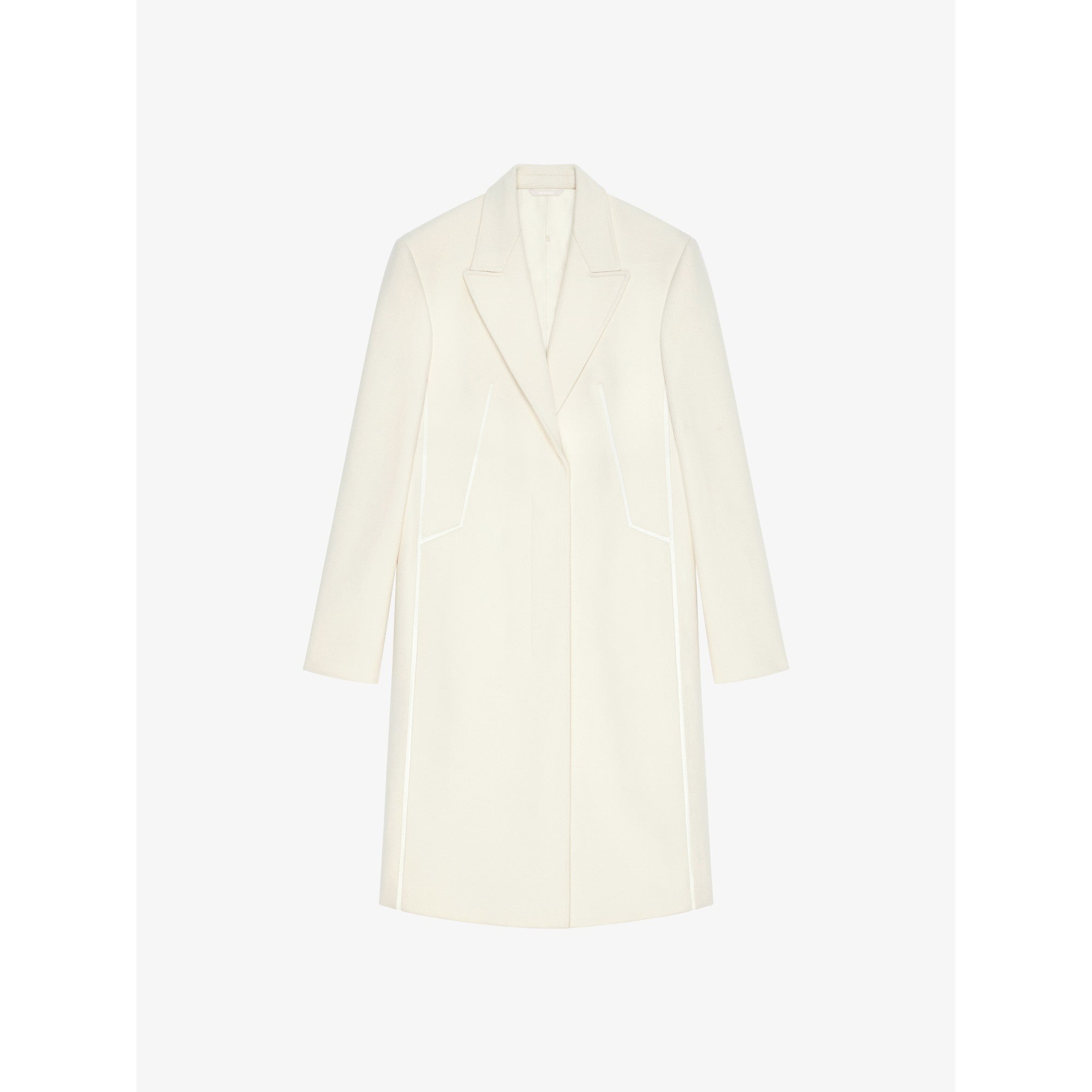 Women Decoupe Coat - Ivory