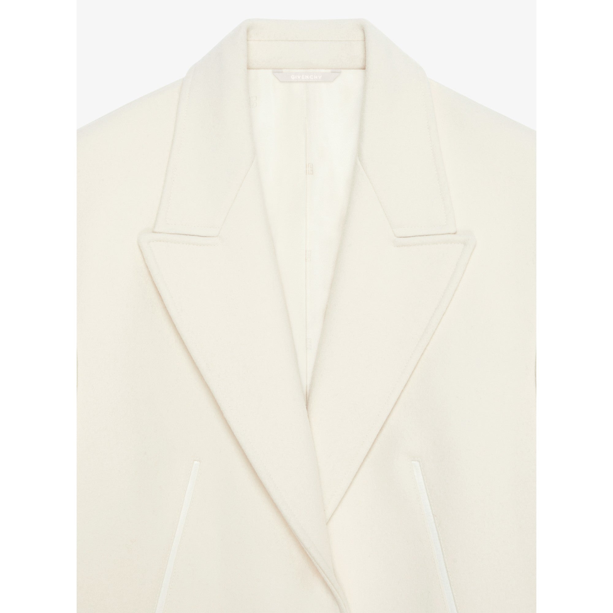 Women Decoupe Coat - Ivory