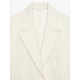 Women Decoupe Coat - Ivory