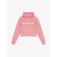 Women Cropped Hoodie - Flamingo