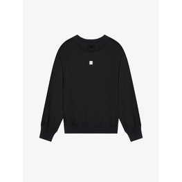 Women Long Sleeves Sweatshirt - Black