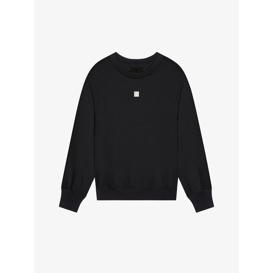 Women Long Sleeves Sweatshirt - Black