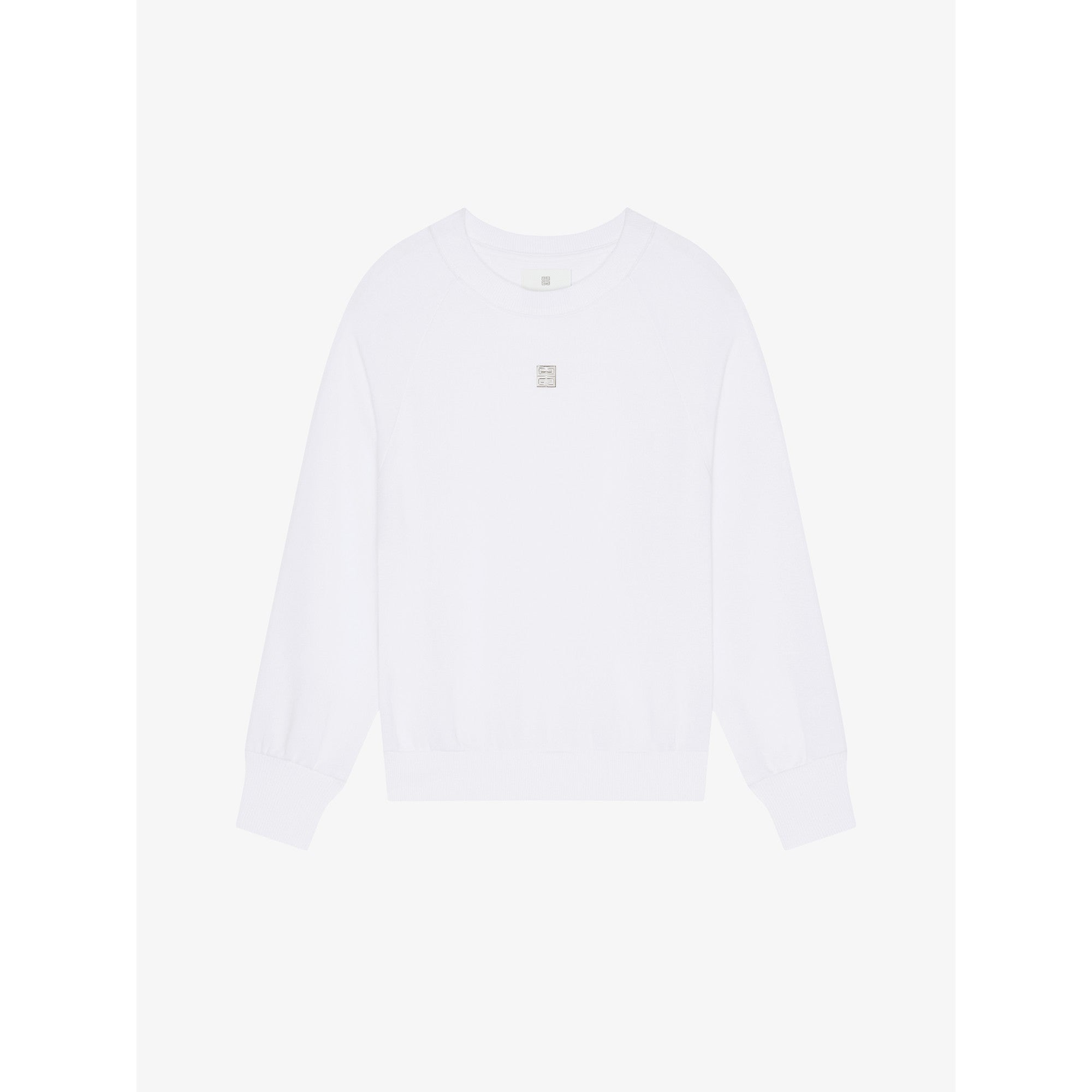 Women Long Sleeves Sweatshirt - White