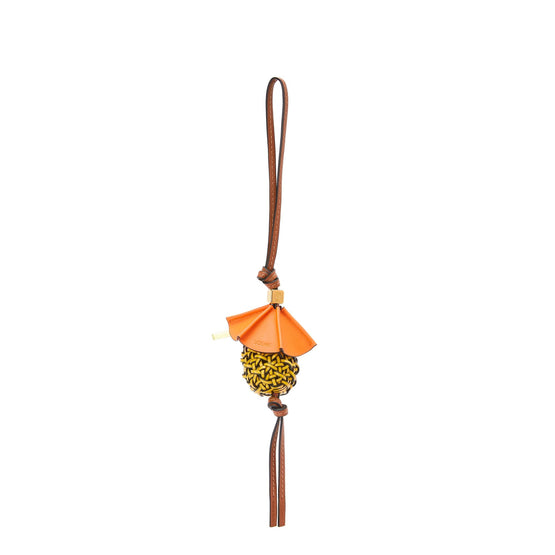 Women Pineapple Cocktail Charm - Yellow