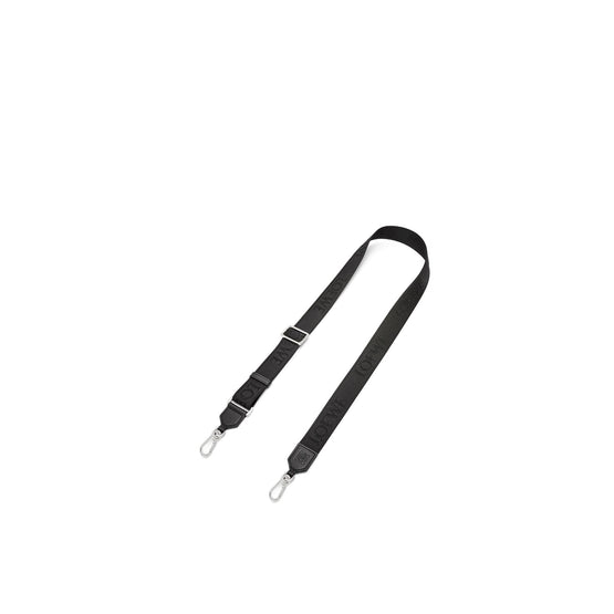 Women Loewe Webbing Strap - Black