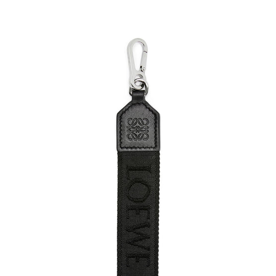 Women Loewe Webbing Strap - Black