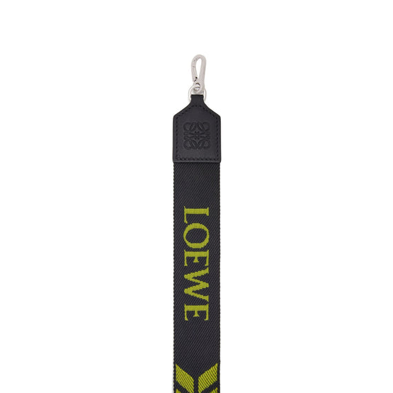 Women Webbing Chevron Strap - Meadow Green/Black
