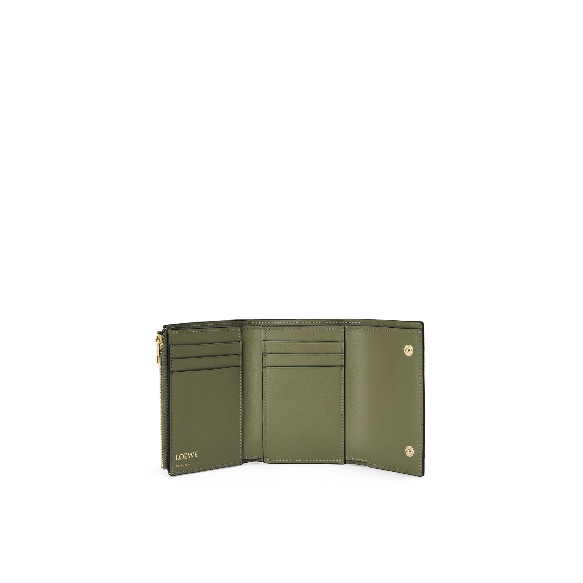 Women Repeat Small Vertical Wallet - Avocado Green